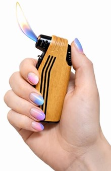 Luksus pibelighter. Driftssikker gas lighter i flot design