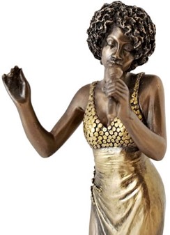 Jazz Diva Figur – En Elegant Gave til Musikelskere og Sangere