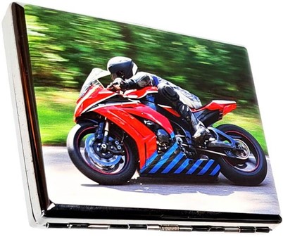 Cigaretetui til motorcyklist. Beskyt cigaretter med et ikonisk design
