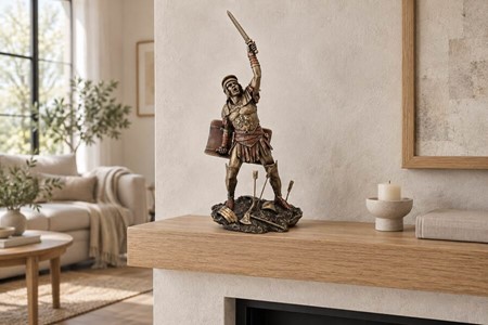 Spartacus bronze figur. Gør din hylde episk (uden at kæmpe selv)