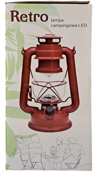 Retro LED Campinglampe til Udendørs Brug. Robust og Myggefri Hygge