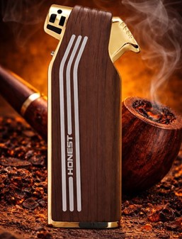 Premium Pibe Lighter med værktøj. Perfekt gave til piberygeren
