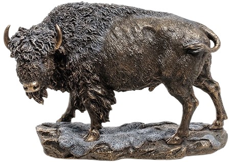 Unik Europæisk Bison Bronzefigur: Den perfekte gave til chefen