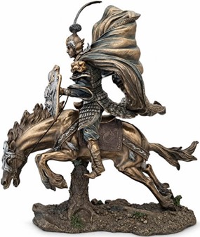 Luksuriøs Figur til Kontor. Zhao Yun kinesisk generel. Gave til chefen