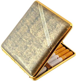 BILLIG GAVE TIL HENDE. Eksklusive, Vom Hofe læder cigaretetui til dame