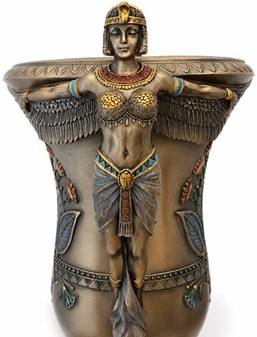 En egyptisk vase fra Veronese. To gudinder og et strejf af evighed!