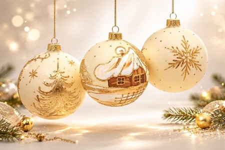 Glas julekugler til en magisk jul. Et strejf af elegance til din jul