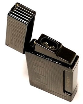 GAVER TIL MÆND. Utrolig stærk cigar lighter med to brænderens flammer