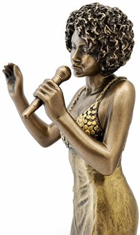 Jazz Diva Figur – En Elegant Gave til Musikelskere og Sangere