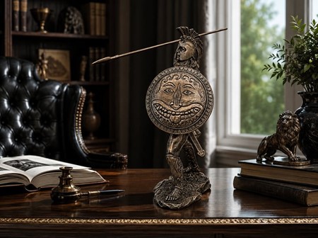 Ajax den Store Statue. Heroisk mytologisk figur og unik gave til mand