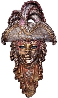 ROMANTISKE GAVER. Venetiansk maske. Dejlig dekoration til væggen