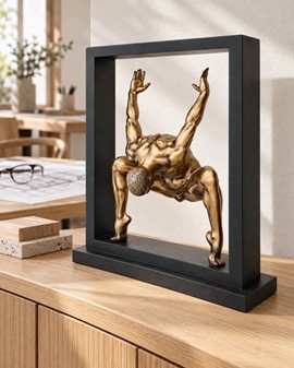 Sportsfigur i Bronze. Eksklusiv gymnastik figur og ultimativ gave
