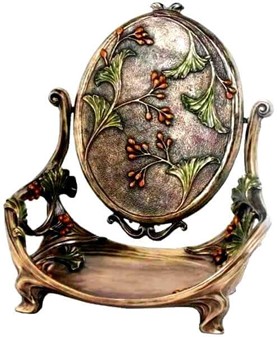 Sminkebord med roterende spejl i Art Nouveau. Til den stilfulde kvinde