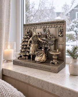 “Natten før jul” julefigur i bronze – Perfekt mesterværk og julegave