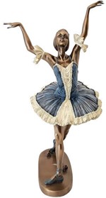 SMÅ GAVER TIL PIGE. Smuk og billig bronzefigur af ballerina i dans