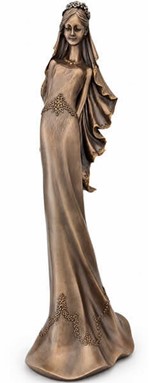 Bedste Bryllupsgave. Tidløs elegance - eksklusiv bronze brudefigur