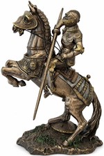 RIDDER PÅ HEST. Smuk Veronese figur til dekoration til stuen og kontor