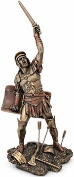 Spartacus bronze figur. Gør din hylde episk (uden at kæmpe selv)