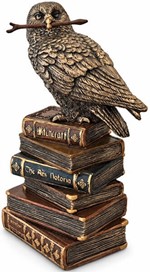Ugle Figur Bronze. Kreativ Studentergave og Symbol på Visdom