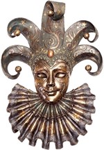 DEKORATION TIL VÆG. Stor unik venetiansk maske som super gave til mor