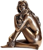 VALENTINSDAG IDEER. Smukt bronzefigur kvinde, figurer til pynt
