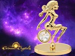 JOMFRU STJERNETEGN FIGUR. Unik Fødselsdagsgave med Swarovski Krystal
