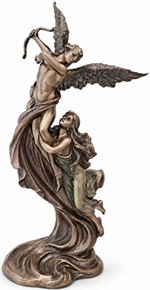 En romantisk figur med Amor og Psyke. Skab evig kærlighed i dit hjem
