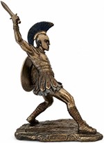 Hektor af Troja – episk bronzefigur til stue dekoration eller gave