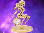 JOMFRU STJERNETEGN FIGUR. Unik Fødselsdagsgave med Swarovski Krystal