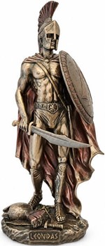 Eksklusiv bronze statuette af Kong Leonidas – Helt til din hylde