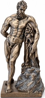 Monumental Herkules figur. Styrke, kunst og luksus til dit hjem