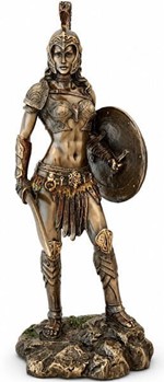 Amazone kriger figur. Et unikt kvindefigur, forslag til stueindretning