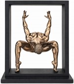 Sportsfigur i Bronze. Eksklusiv gymnastik figur og ultimativ gave