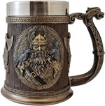Eksklusivt Ølkrus med Nordiske Guder – Drik med Odin og Thor