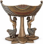 Dekorationsskål med egyptiske danserinder. Eksklusiv gave til brudepar
