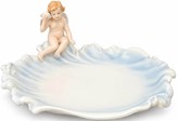 JULEBORD DEKORATION. Elegant porcelæn tallerken med englemotiv